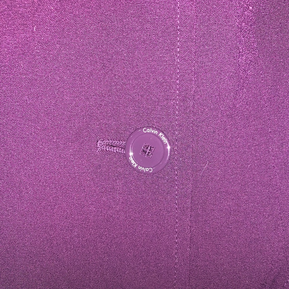 Calvin Klein Double-Breasted Purple Dress - Picture 6 of 7